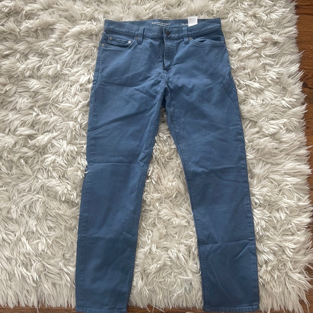 Banana republic traveler pant blue